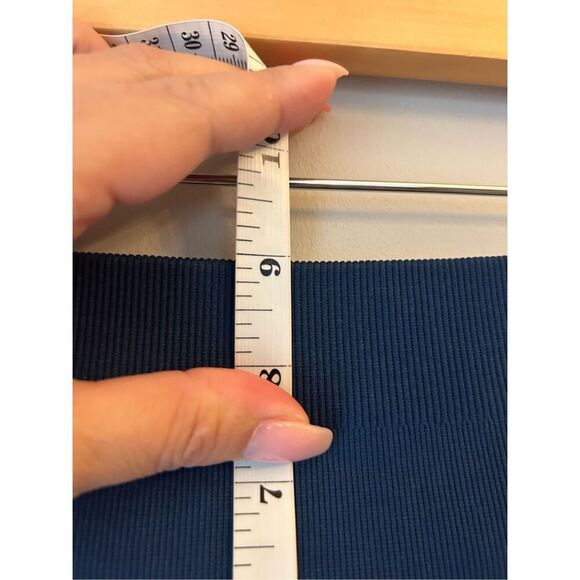 Stacci Athletics Thalia Contour Leggings size S/M in Deep Blue Sea butt scrunch - Picture 8 of 9